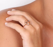 Anello in Argento 925  smile con zirconi