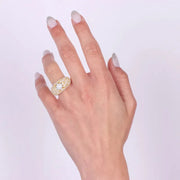 Anello in Argento 925 con zircone bianco centrale