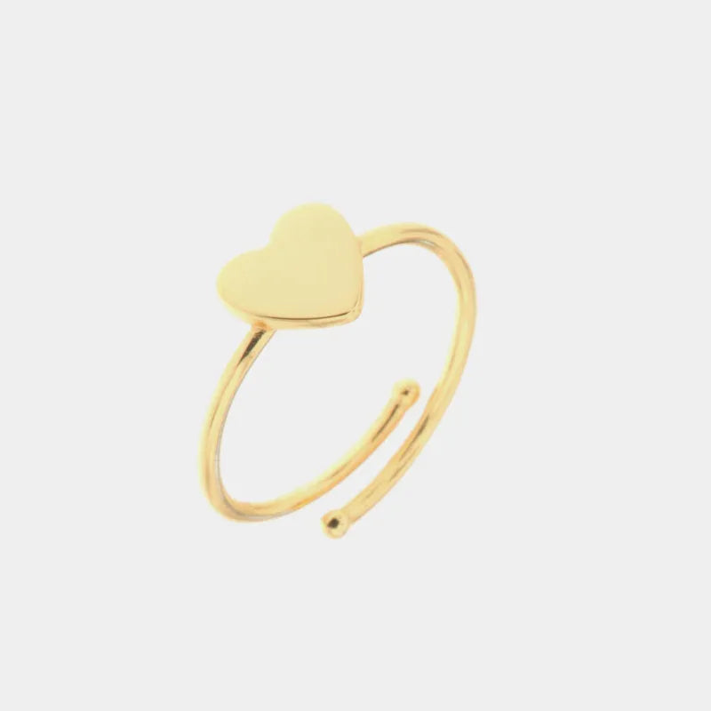 Anello in Argento 925 a forma di cuore - BYSIMON gioielli