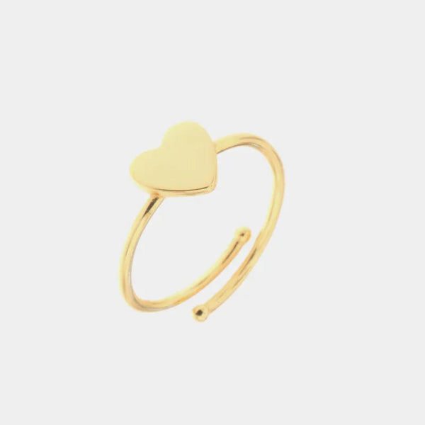 Anello in Argento 925 a forma di cuore - BYSIMON gioielli