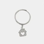 Anello in Argento 925 a forma di casa impreziositi da zirconi bianchi BYS - gioiello BySimon