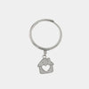Anello in Argento 925 a forma di casa impreziositi da zirconi bianchi