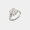Anello in Argento 925 con cuore in zircone bianco