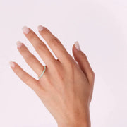 Anello in Argento 925 in smalto verde