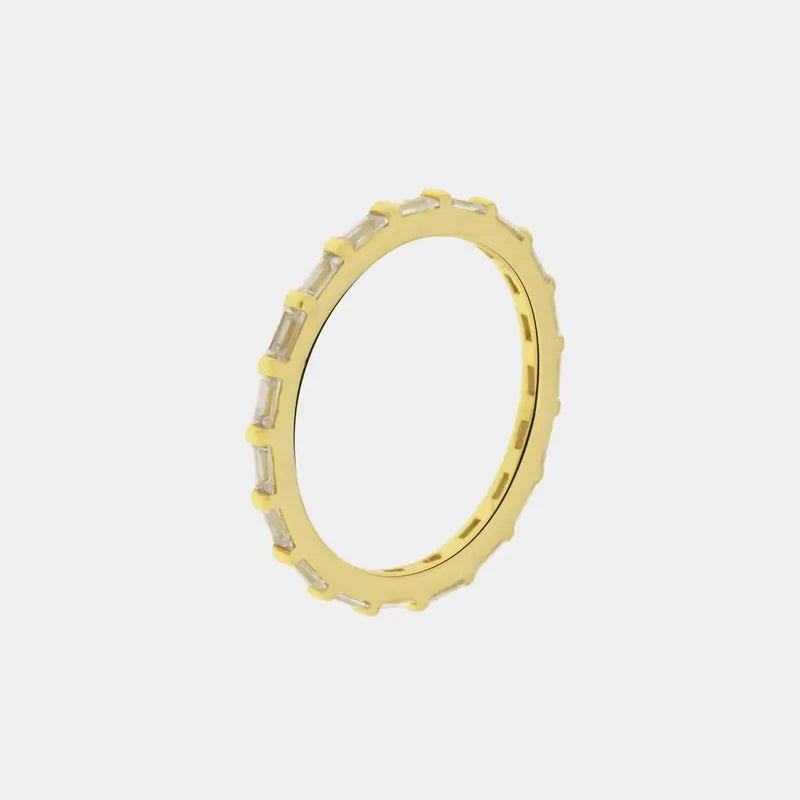 Anello in Argento 925 con giro di zirconi trasparenti