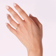 Anello in Argento 925 con intreccio di catene