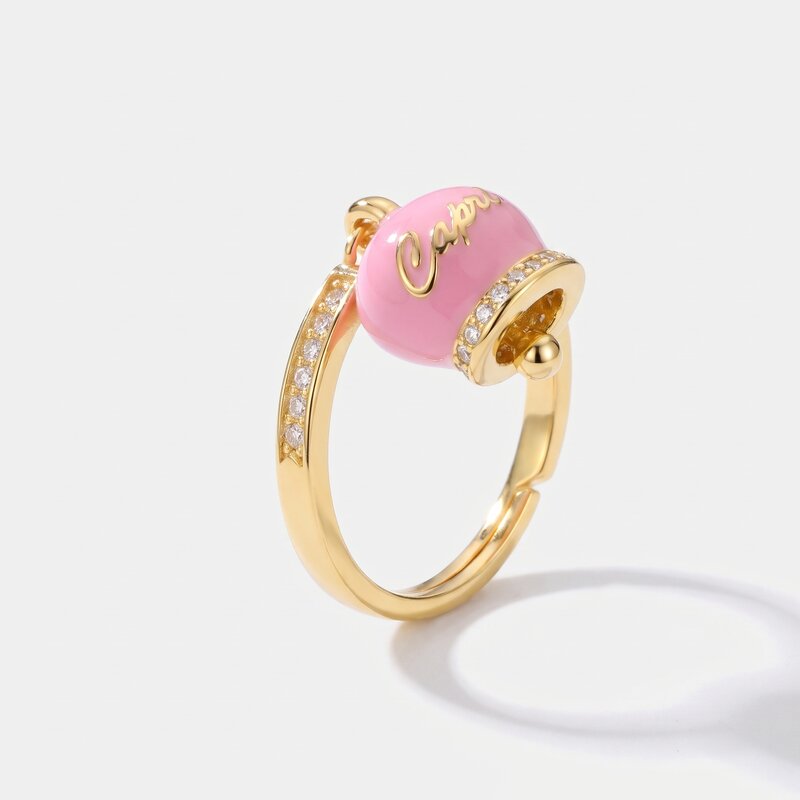 Anello in argento 925 con campanella | ciondolo laurea in argento | BYSIMON