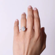 Anello in Argento 925 con zirconi trasparenti