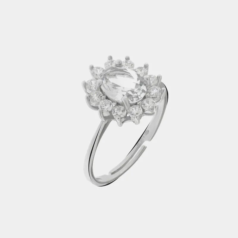Anello in Argento 925 con zirconi trasparenti BYSIMON - gioiello BySimon