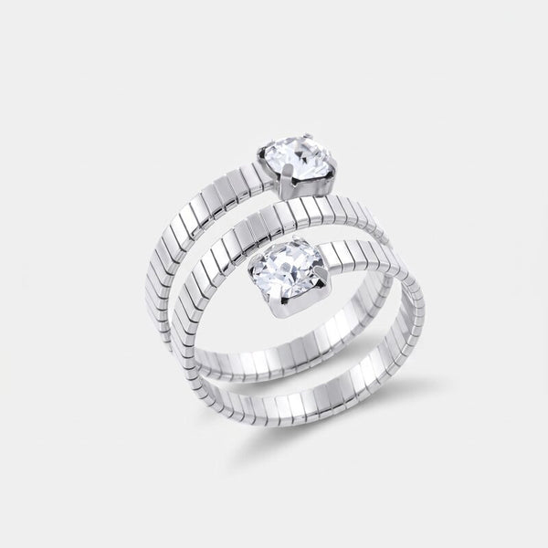 Anello in Argento 925 contrariè tre giri - BYSIMON gioielli