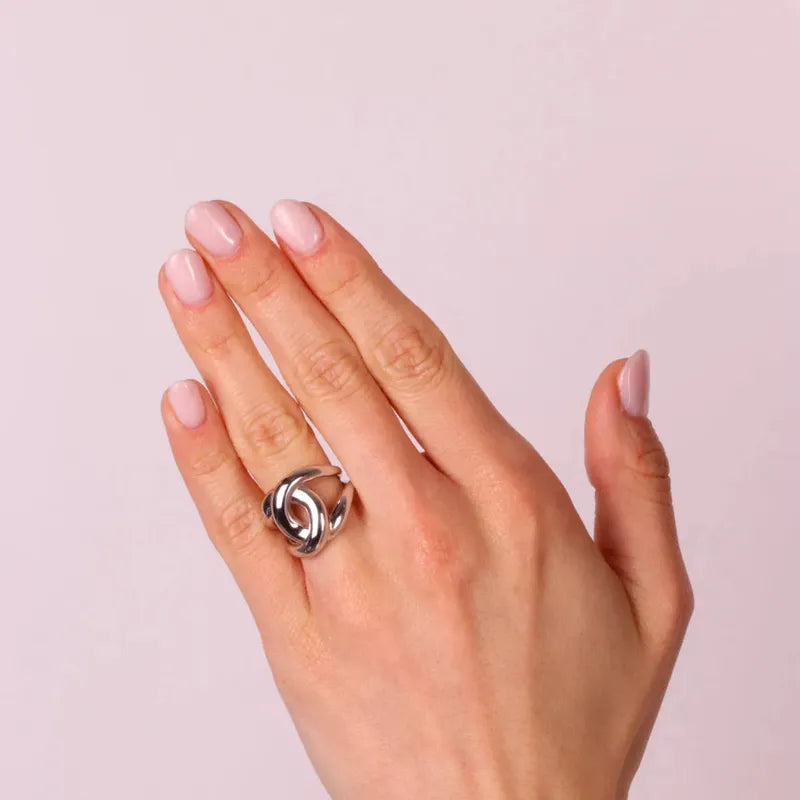 Anello in Argento 925 intrecciato