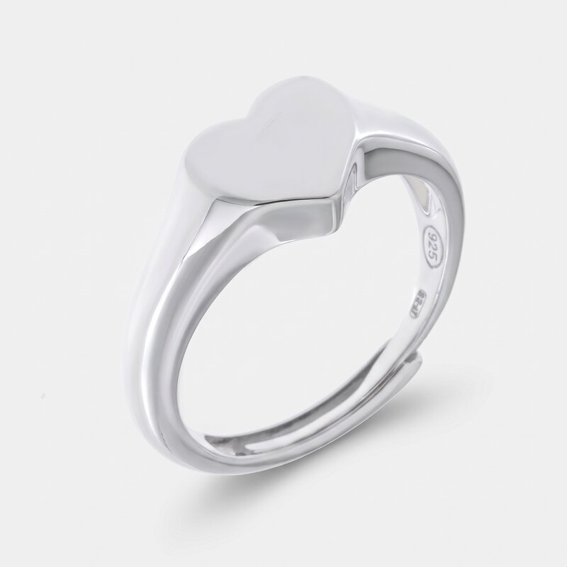 Anello in Argento 925 forma di cuore Collezione Amsterdam - BYSIMON gioielli