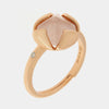 Anello in Argento 925 con fiore rosa cipria