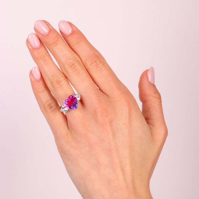 Anello in Argento 925 con zirconi SIMEONE - gioiello BySimon