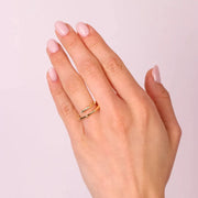 Anello in Argento 925  a forma di bambù