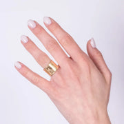 Anello in Argento 925 rigido aperto regolabile