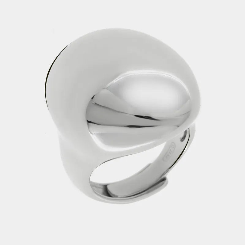 Anello in Argento 925 cerchio bombato liscio Collezione Amsterdam - BYSIMON gioielli