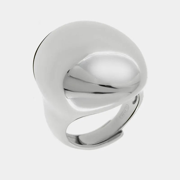 Anello in Argento 925 cerchio bombato liscio Collezione Amsterdam - BYSIMON gioielli