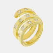 Anello in Argento 925 contrariè con punti luce