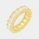 Anello in Argento 925 con cristalli trasparanti - BYSIMON gioielli
