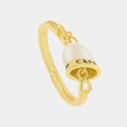 Anello in Argento 925 con scritta capri bianca