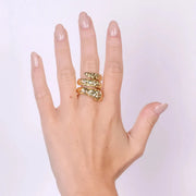 Anello in Argento 925 a forma di serpente