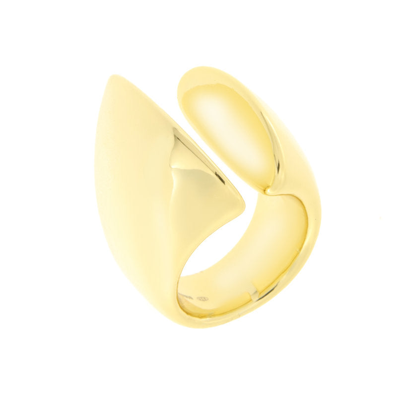 Anello in Argento 925 tagliati SIMEONE - gioiello BySimon