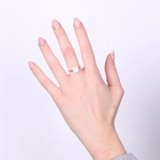 Anello in Argento 925 con zirconi trasparenti