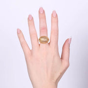 Anello in Argento 925 bombato con trafori