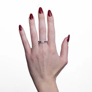 Anello in Argento 925 pavè colorato