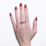 Anello in Argento 925 chevalier con punto luce Collezione Hanoi - BYSIMON gioielli