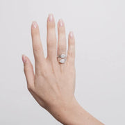 Anello in Argento 925 contrariè goccia