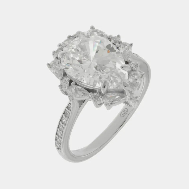 Anello in Argento 925 solitario ovale
