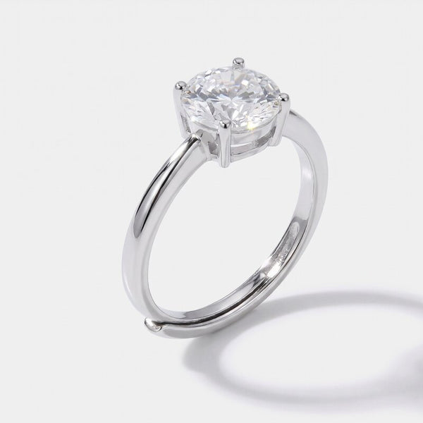 Anello in Argento 925 solitario - BYSIMON gioielli