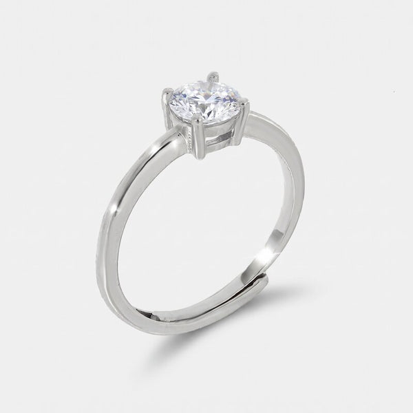 Anello in Argento 925 solitario - BYSIMON gioielli