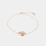 Bracciale in Argento 925 con conchiglia centrale liscia