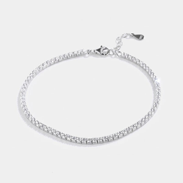 Bracciale in Argento 925 tennis con zirconi bianchi - BYSIMON gioielli