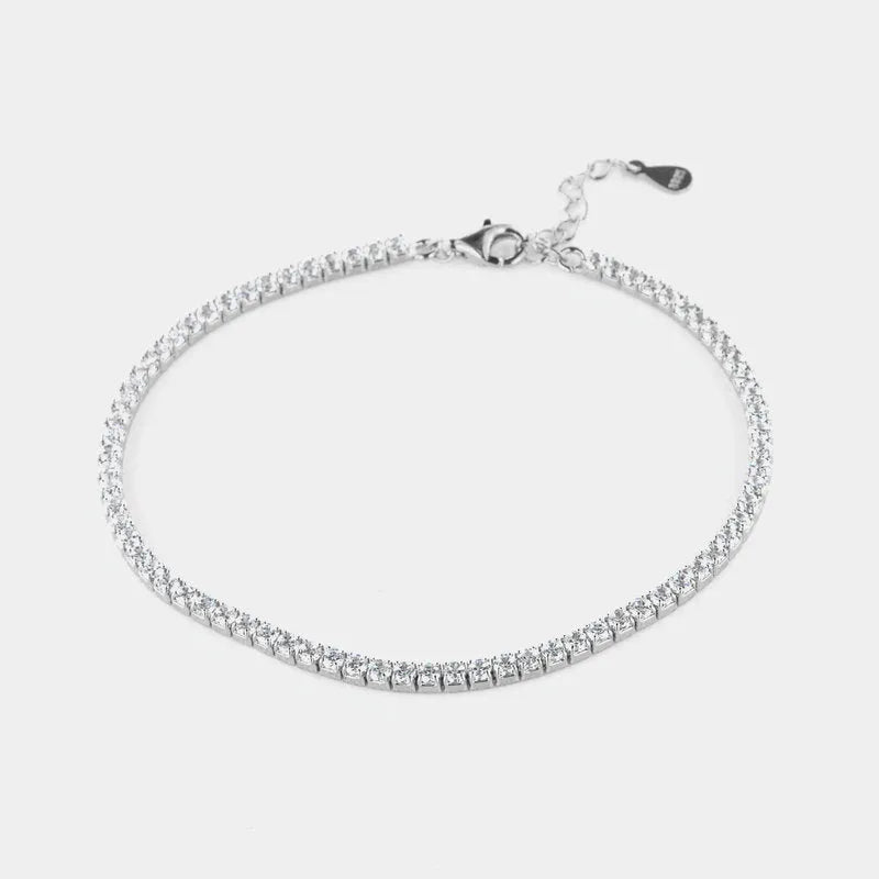 Bracciale in Argento 925 tennis con zirconi bianchi - BYSIMON gioielli