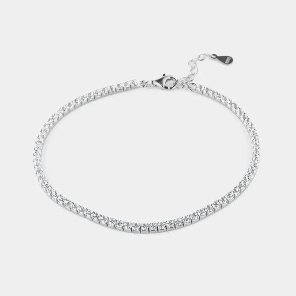 Bracciale in Argento 925 tennis con zirconi bianchi - BYSIMON gioielli