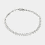 Bracciale in Argento 925 in zirconi bianchi