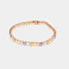 Bracciale in Argento 925 in zirconi multicolor