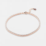 Bracciale in Argento 925 tennis con zirconi bianchi - BYSIMON gioielli