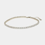 Bracciale in Argento 925 tennis impreziosito da zirconi quadrati bianchi BYSIMON - gioiello BySimon