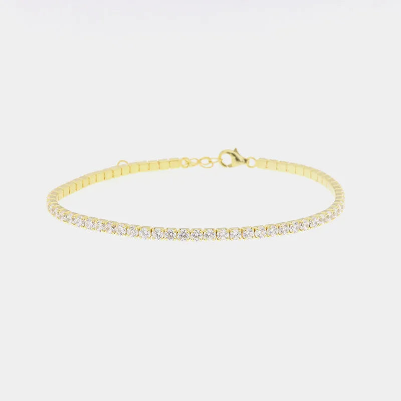 Bracciale in Argento 925 tennis impreziosito da zirconi multicolor BYSIMON - gioiello BySimon