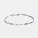 Bracciale in Argento 925 tennis impreziosito da zirconi bianchi - BYSIMON gioielli