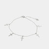 Bracciale in Argento 925 con croci pendenti