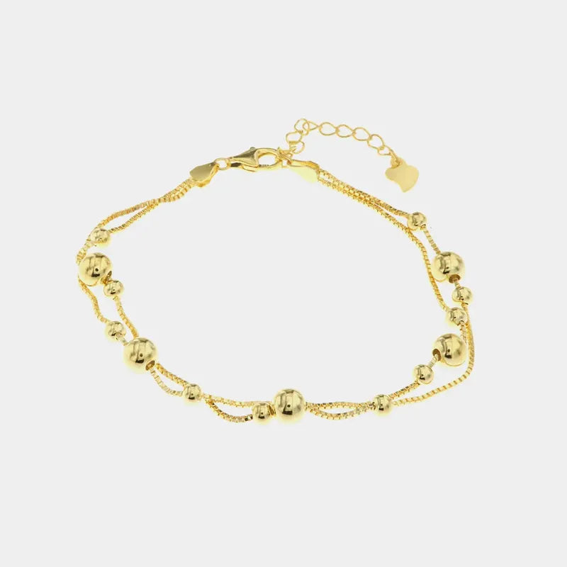 Bracciale in Argento 925 con dettagli sferici