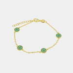 Bracciale in Argento 925 a forma di smile