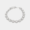 Bracciale in Argento 925 con zirconi trasparenti