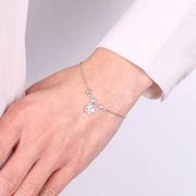 Bracciale in Argento 925 con albero della vita pendente